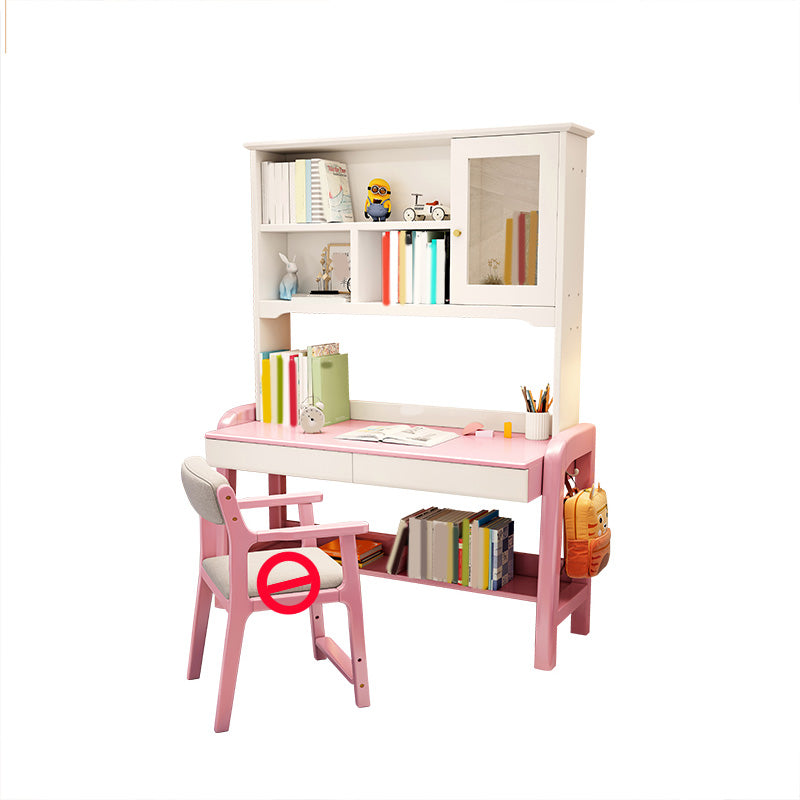 Adjustable Kids Desks 23.6" Width with Storage Kids Desks Writing Desk