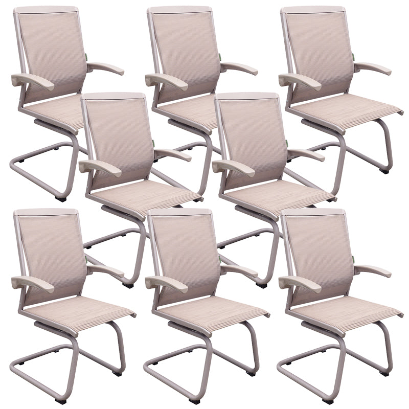 Contemporary Arms Included Desk Chair Mesh Back Conference Chair for Office