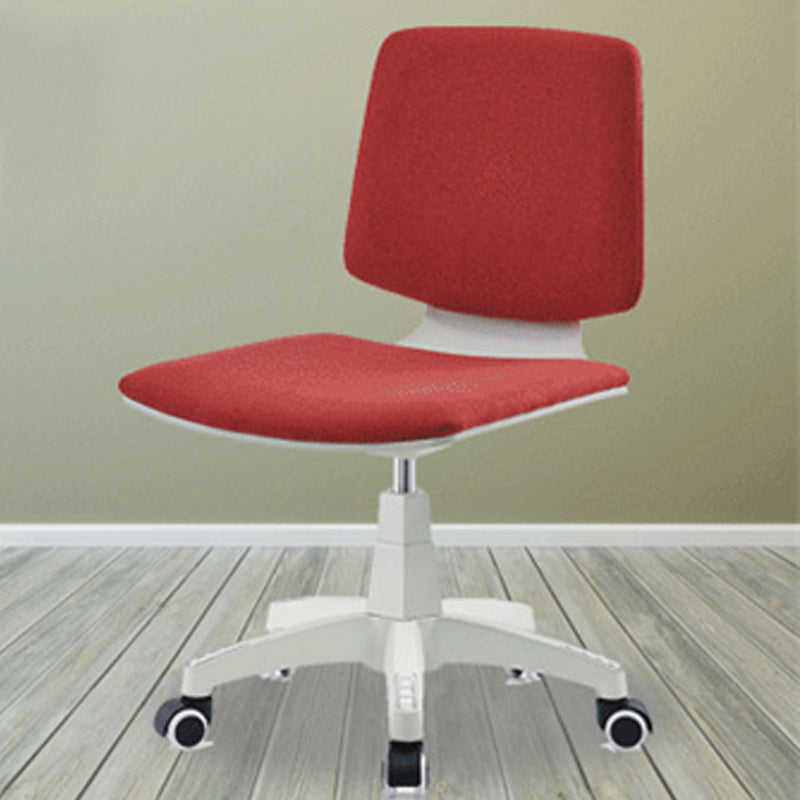 Modern Desk Chair Fabric Low Back Conference Chair with Wheels