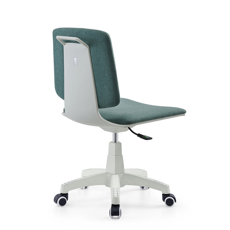 Modern Desk Chair Fabric Low Back Conference Chair with Wheels