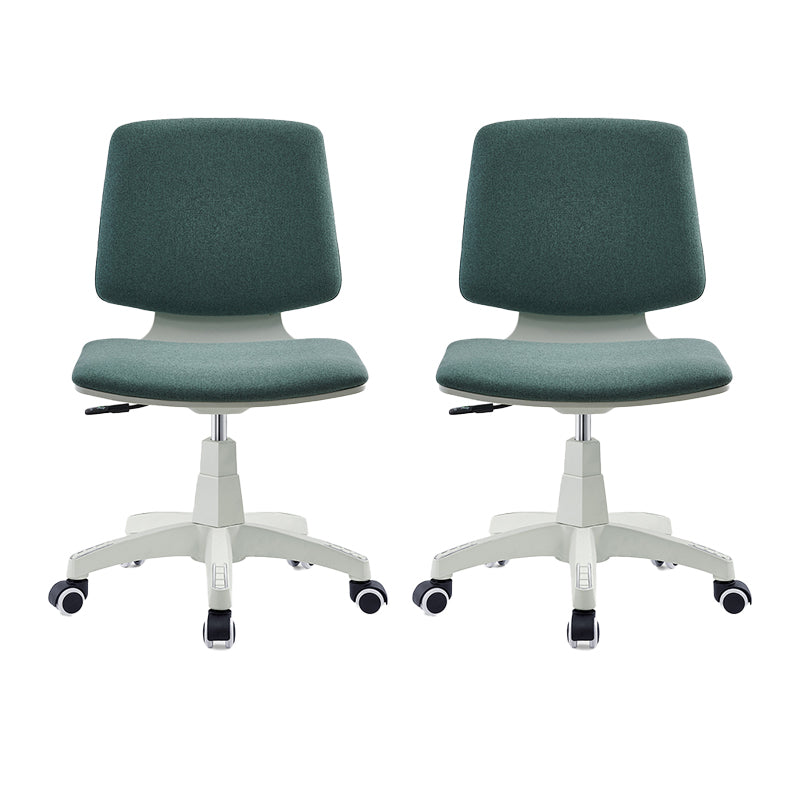 Modern Desk Chair Fabric Low Back Conference Chair with Wheels