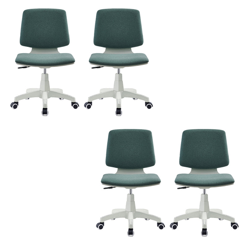 Modern Desk Chair Fabric Low Back Conference Chair with Wheels