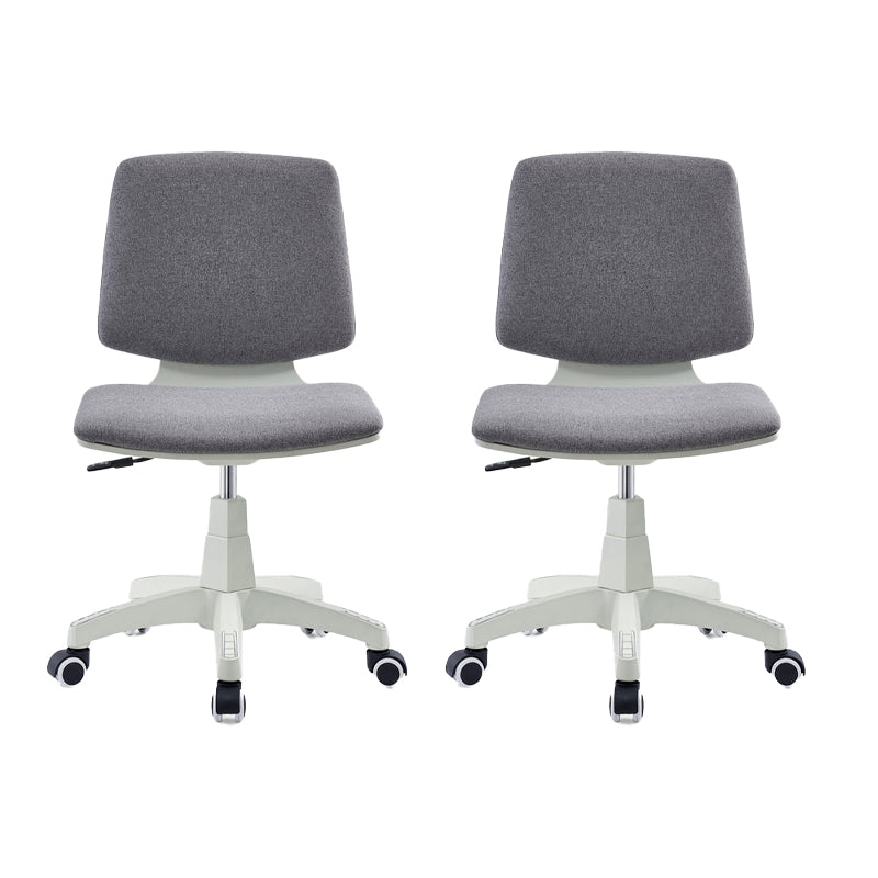 Modern Desk Chair Fabric Low Back Conference Chair with Wheels