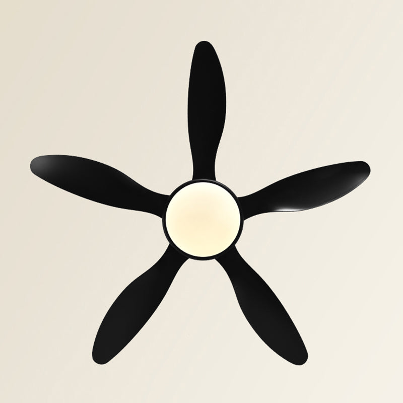 Minimalism LED Ceiling Fan 5-Blade Fan Lighting for Dining Room