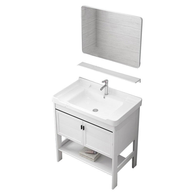 Freestanding Bathroom Sink Vanity Glam Single-Sink Bathroom Vanity