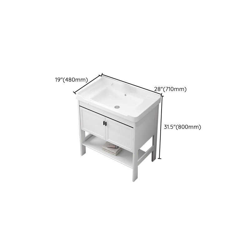 Freestanding Bathroom Sink Vanity Glam Single-Sink Bathroom Vanity