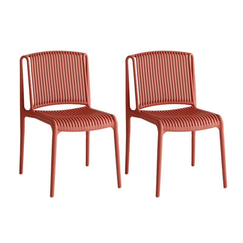 Plastic Outdoors Dining Chairs Stacking Indoor-Outdoor Chair