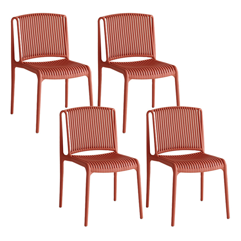 Plastic Outdoors Dining Chairs Stacking Indoor-Outdoor Chair