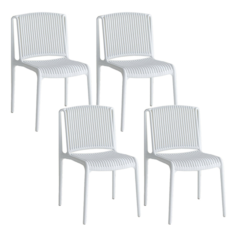 Plastic Outdoors Dining Chairs Stacking Indoor-Outdoor Chair