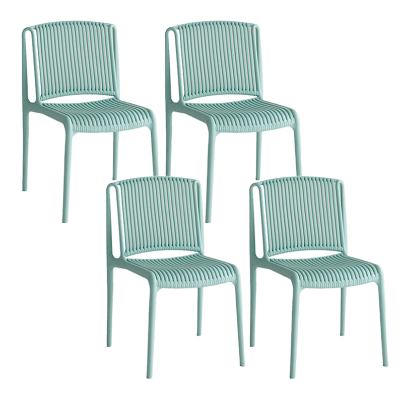 Plastic Outdoors Dining Chairs Stacking Indoor-Outdoor Chair