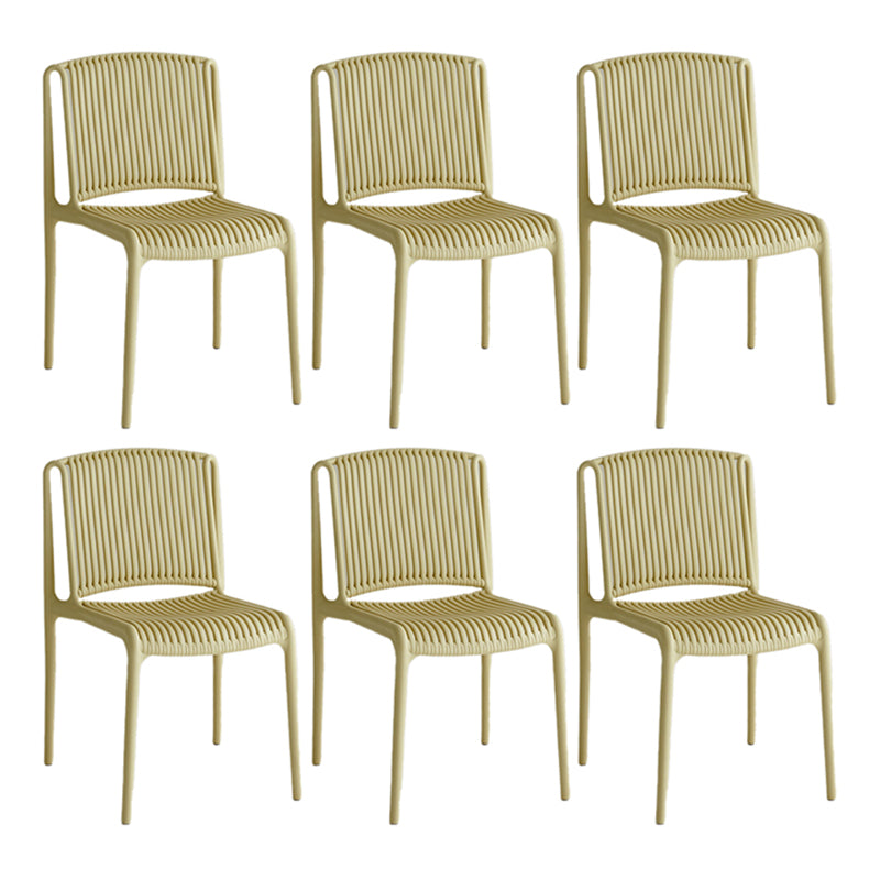 Plastic Outdoors Dining Chairs Stacking Indoor-Outdoor Chair