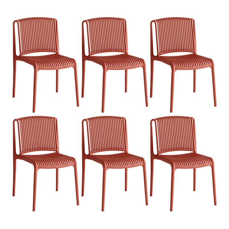 Plastic Outdoors Dining Chairs Stacking Indoor-Outdoor Chair