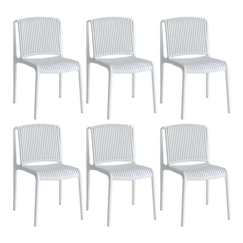 Plastic Outdoors Dining Chairs Stacking Indoor-Outdoor Chair