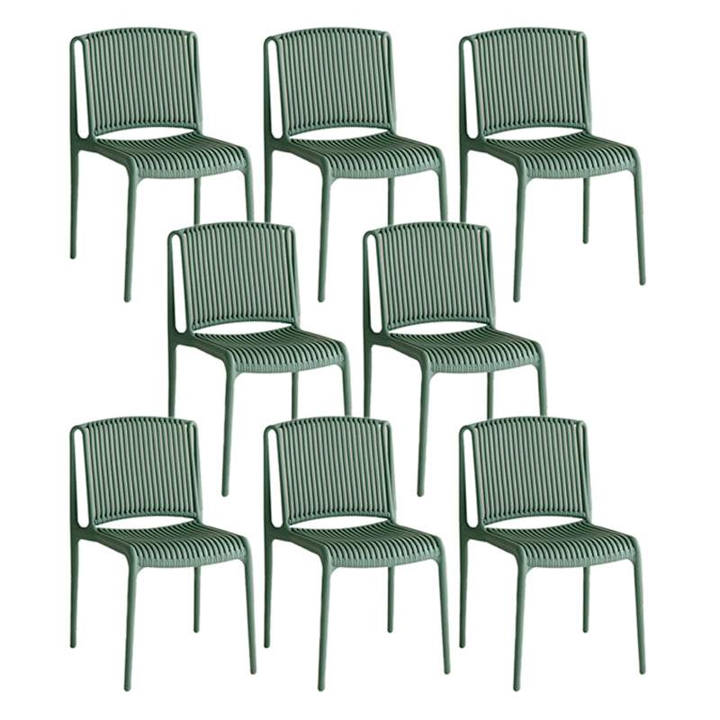 Plastic Outdoors Dining Chairs Stacking Indoor-Outdoor Chair