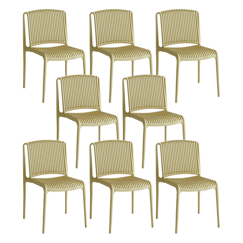 Plastic Outdoors Dining Chairs Stacking Indoor-Outdoor Chair