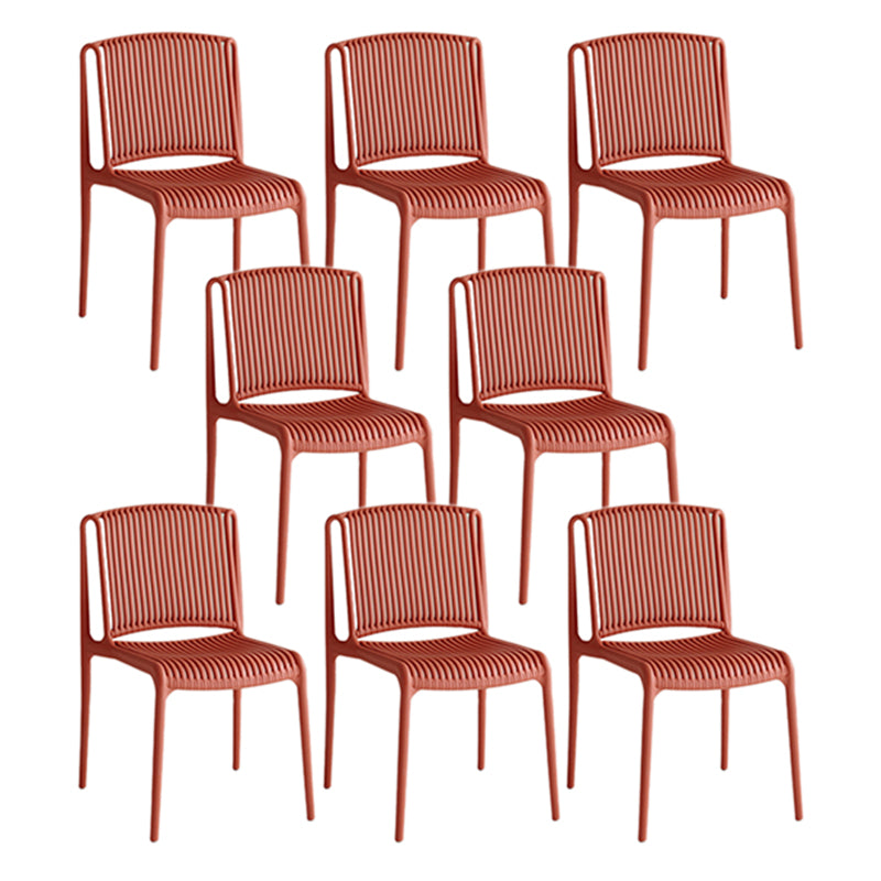 Plastic Outdoors Dining Chairs Stacking Indoor-Outdoor Chair