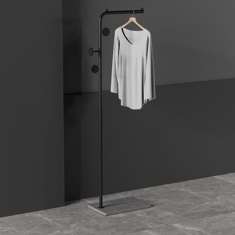 Luxurious Coat Rack Metal Solid Color Coat Rack with Marble Bottom