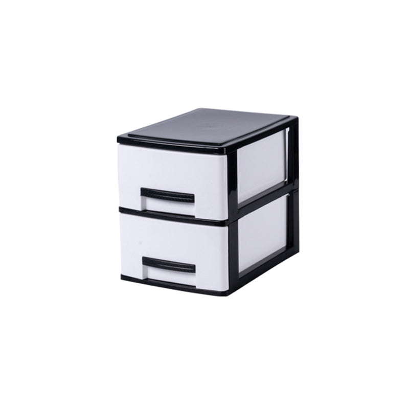 Vertical Drawers File Cabinet Plastic Modern File Cabinet for Home and Office