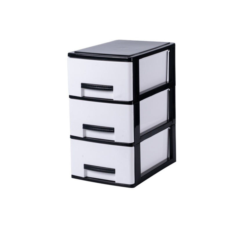 Vertical Drawers File Cabinet Plastic Modern File Cabinet for Home and Office