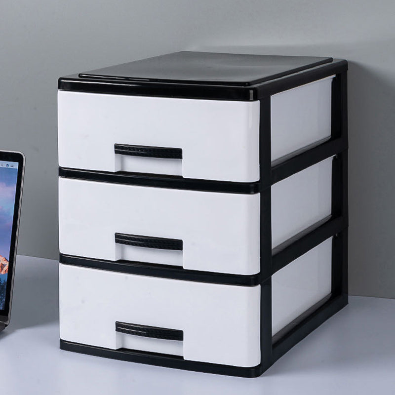 Vertical Drawers File Cabinet Plastic Modern File Cabinet for Home and Office