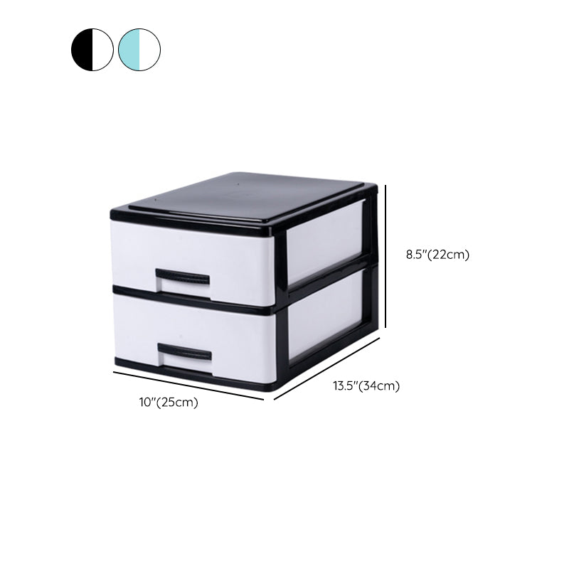 Vertical Drawers File Cabinet Plastic Modern File Cabinet for Home and Office