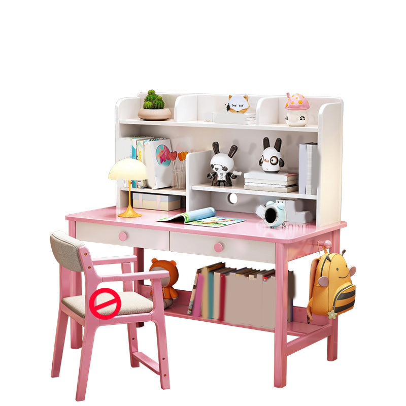 Adjustable Desk Kids Desks with Side Hook Bedroom 23.6"W Child Desk