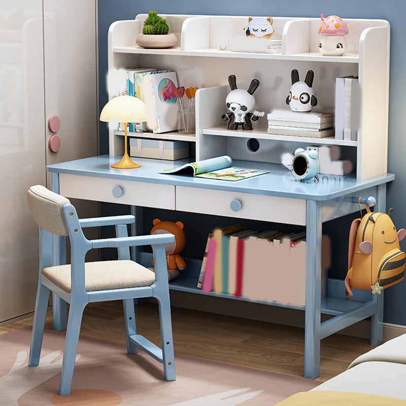 Adjustable Desk Kids Desks with Side Hook Bedroom 23.6"W Child Desk