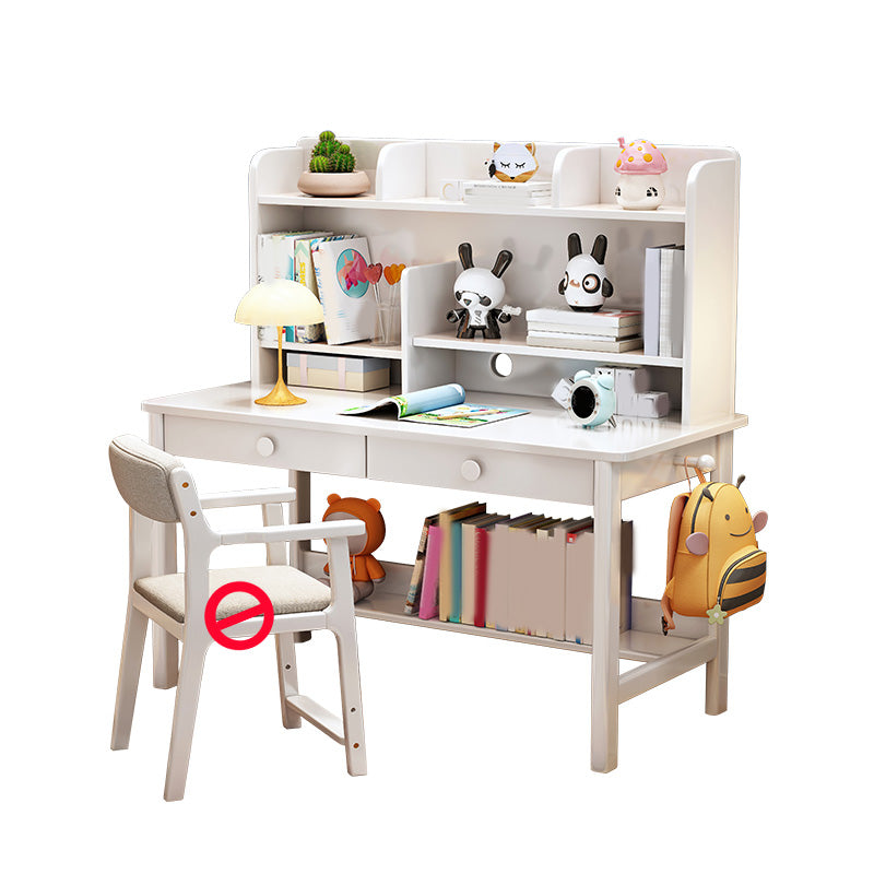 Adjustable Desk Kids Desks with Side Hook Bedroom 23.6"W Child Desk