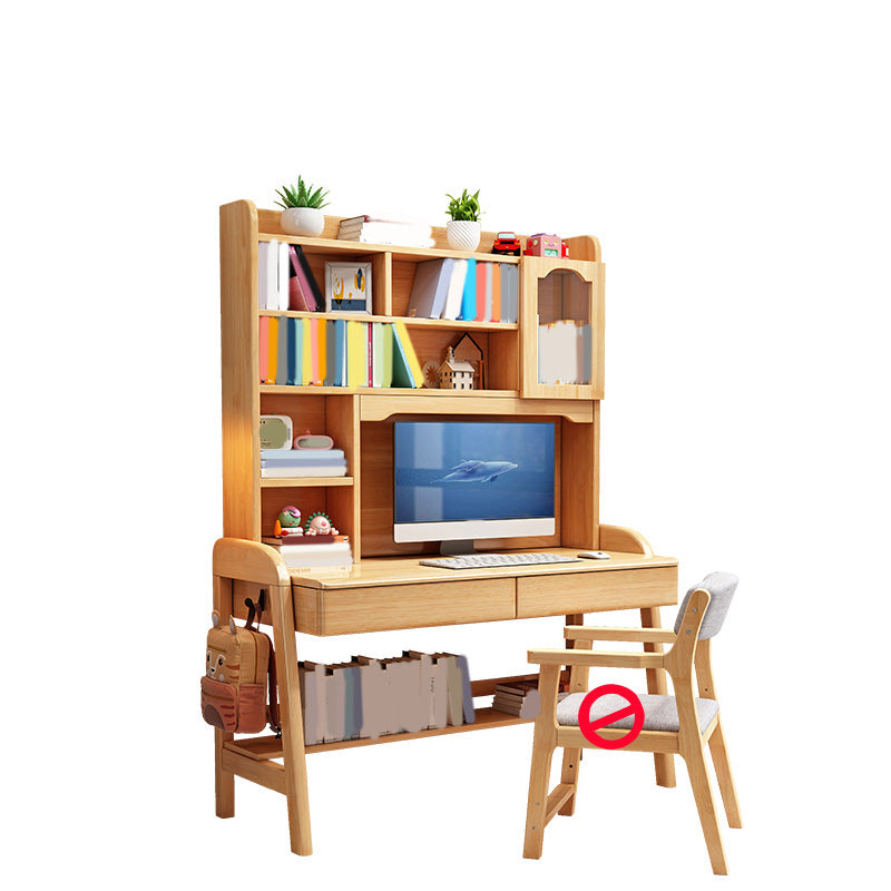 23.6" W Adjustable Kids Desk Bedroom with Side Hook Kids Study Desk