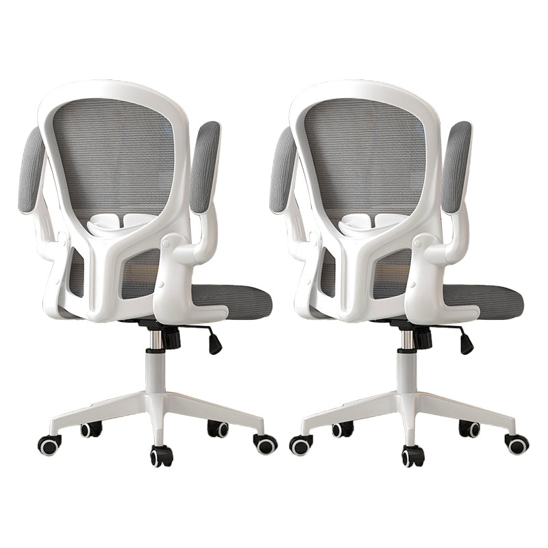 Modern Padded Arms Conference Chair Mesh-back Desk Chair for Office