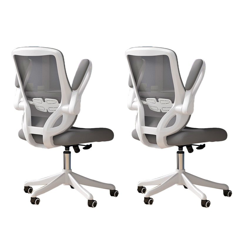 Modern Padded Arms Conference Chair Mesh-back Desk Chair for Office