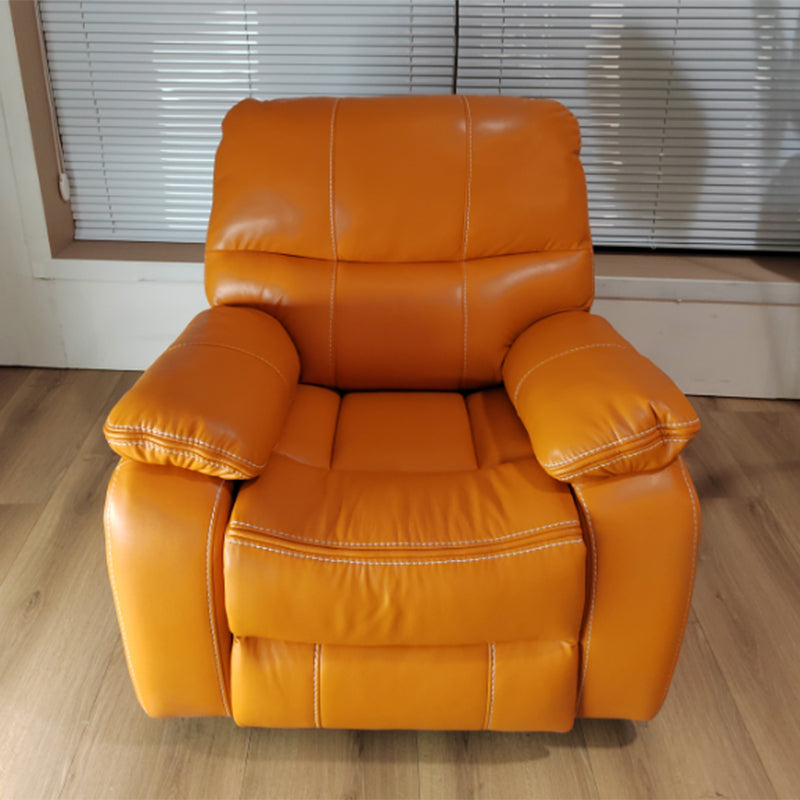 Wooden Frame Push Back Recliner Traditional Manual Recliner with Swivel Glider Base