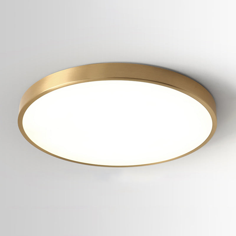 Gold Ceiling Light Fixture Modernism LED Flush Mount for Bedroom