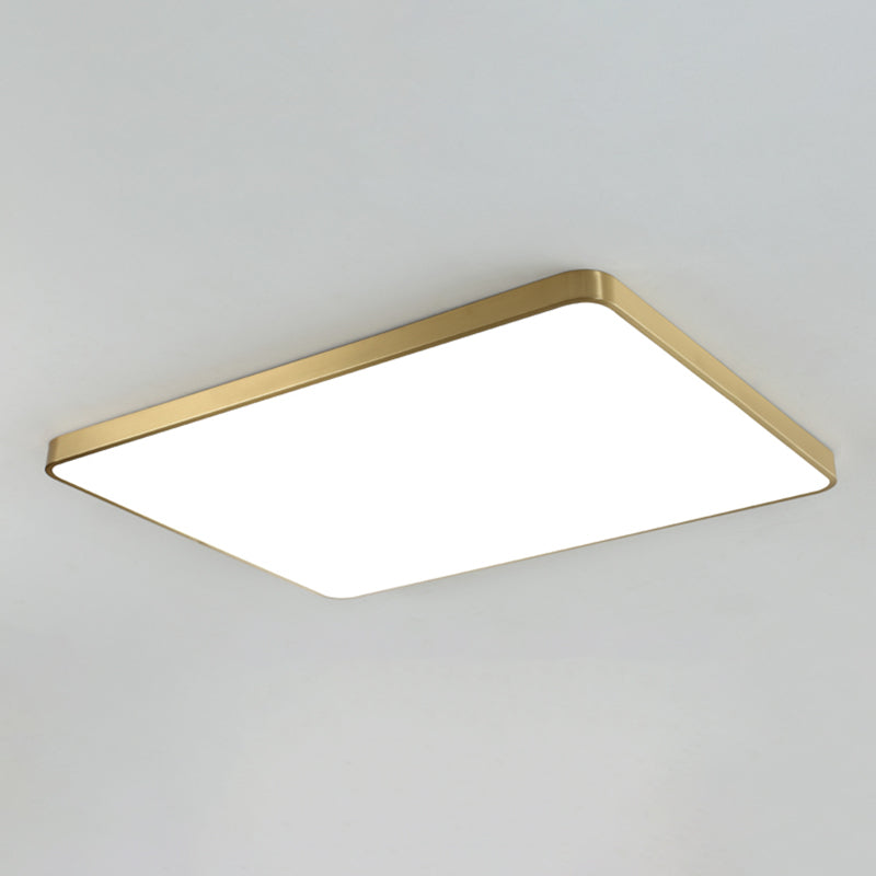 Gold Ceiling Light Fixture Modernism LED Flush Mount for Bedroom