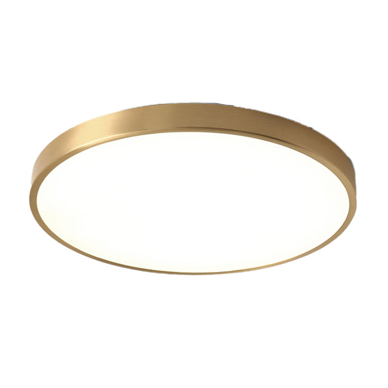 Gold Ceiling Light Fixture Modernism LED Flush Mount for Bedroom