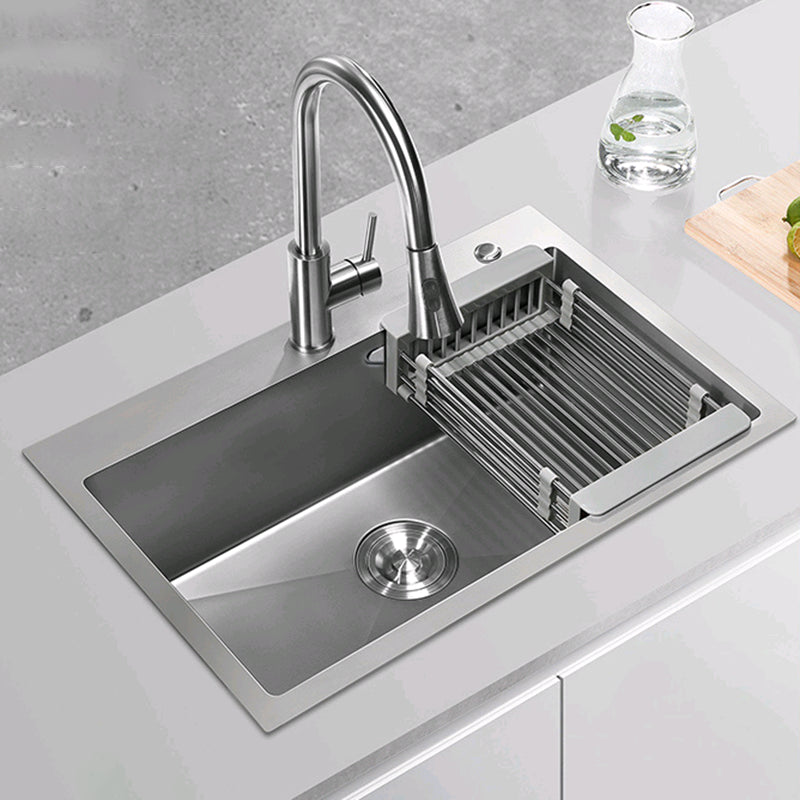 Soundproof Drop-In Kitchen Sink Diversion Design Kitchen Sink with Faucet