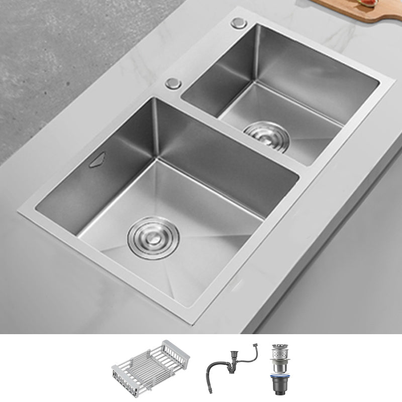 Soundproof Drop-In Kitchen Sink Diversion Design Kitchen Sink with Faucet