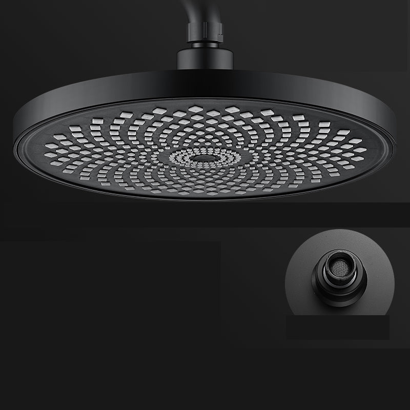 Round Fixed Shower Metal Modern Shower Head Combo Head for Bathroom