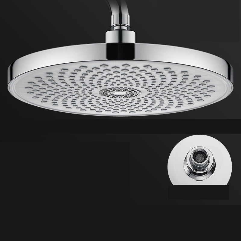 Round Fixed Shower Metal Modern Shower Head Combo Head for Bathroom