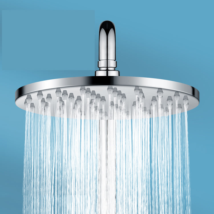 Metal Shower Head Combo Contemporary Round Fixed Shower Head for Bathroom