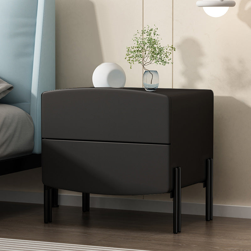 Contemporary Kids Nightstand Solid Wood Nightstands with Drawers