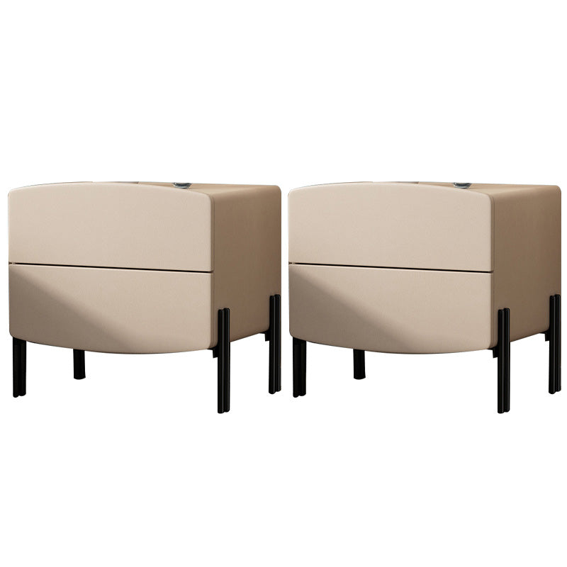 Contemporary Kids Nightstand Solid Wood Nightstands with Drawers