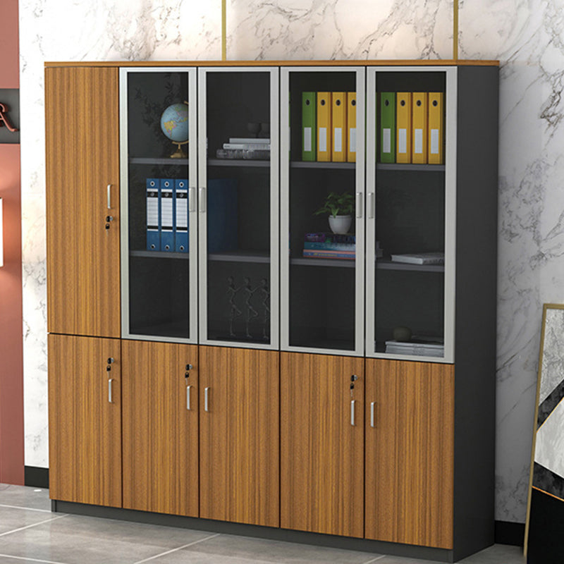 Modern Style Lateral Filing Cabinet Wood Filing Cabinet with Lock and Storage