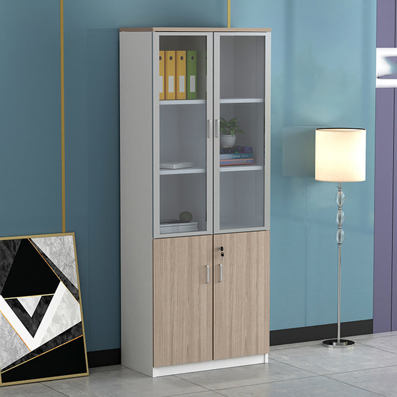 Modern Style Lateral Filing Cabinet Wood Filing Cabinet with Lock and Storage