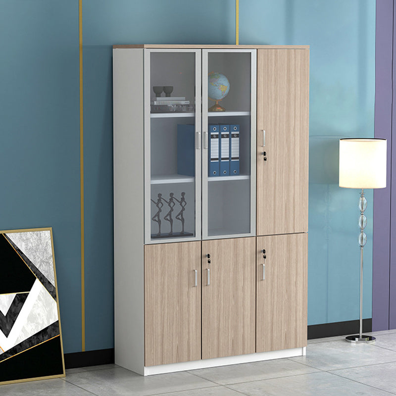 Modern Style Lateral Filing Cabinet Wood Filing Cabinet with Lock and Storage