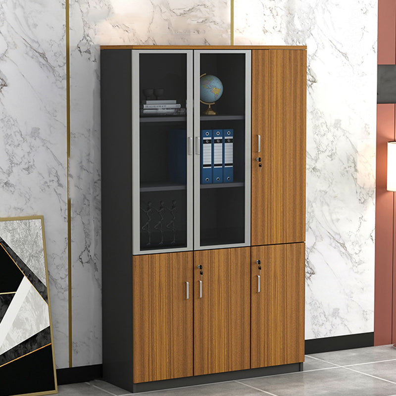 Modern Style Lateral Filing Cabinet Wood Filing Cabinet with Lock and Storage