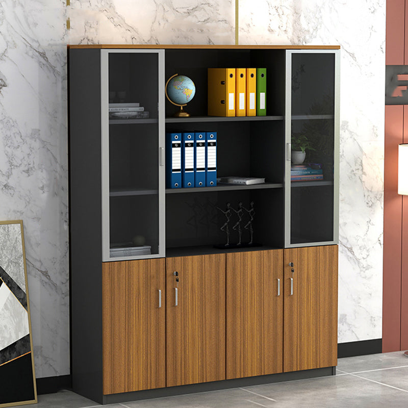 Modern Style Lateral Filing Cabinet Wood Filing Cabinet with Lock and Storage