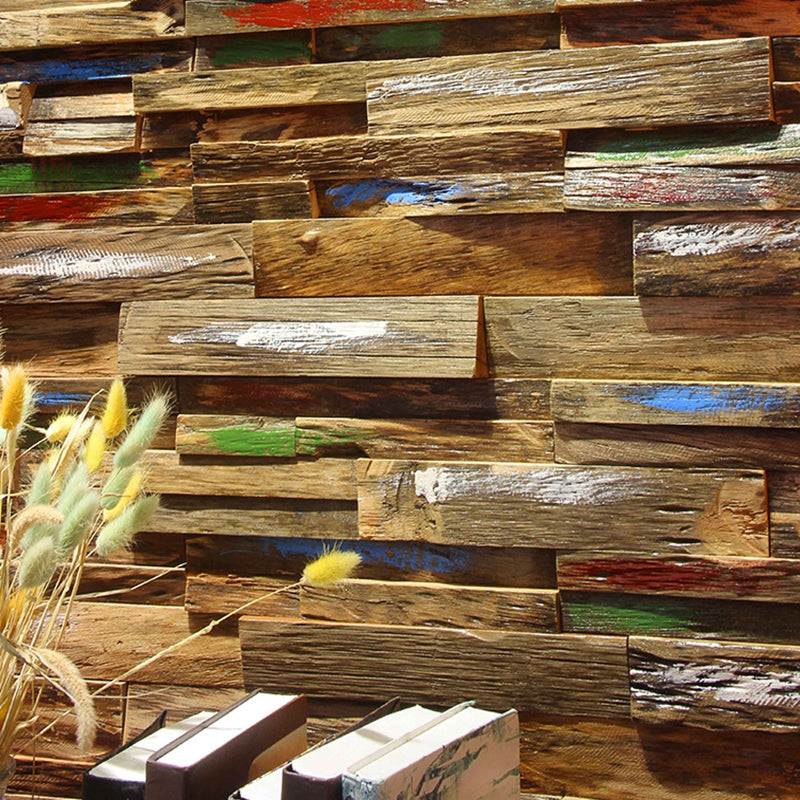 Wall Paneling Wood Shiplap Mosaic Modern Indoor Wall Paneling