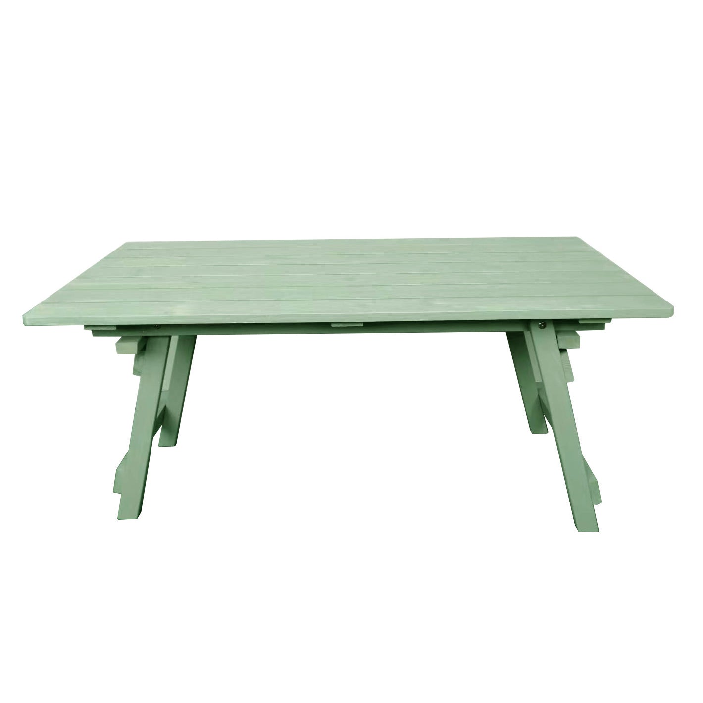 Solid Wood Dining Table Rectangle Contemporary Camping Table