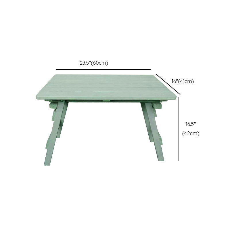 Solid Wood Dining Table Rectangle Contemporary Camping Table